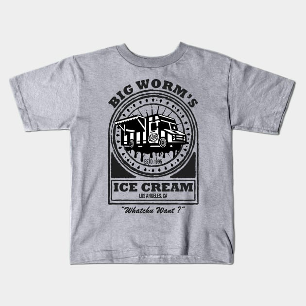 Big Worm's Ice Cream - "Whatchu Want?" - Los Angeles, CA Kids T-Shirt by penCITRAan